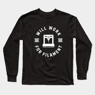 Will Work For Filament -- 3D Printing Long Sleeve T-Shirt